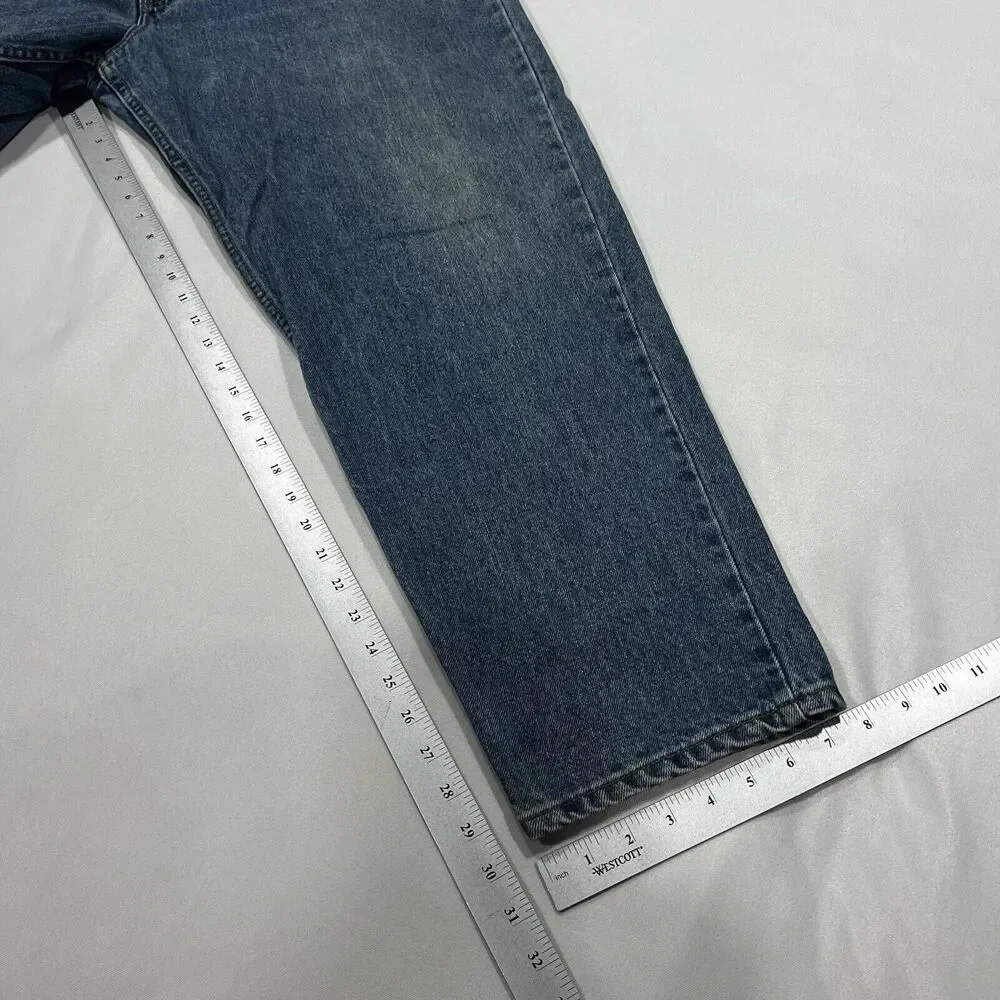 Vintage Levis 90’s Jeans Men Blue 550 Relaxed Fit Tapered Leg Denim Sz 40X30 USA